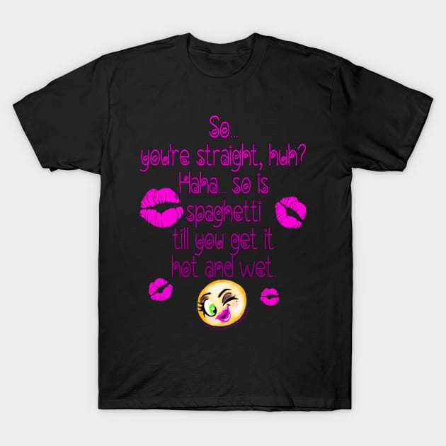 Spaghetti T-Shirt by Wicked9mm